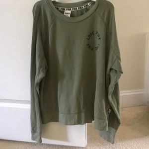 Victoria secret pink lounging long sleeve shirt